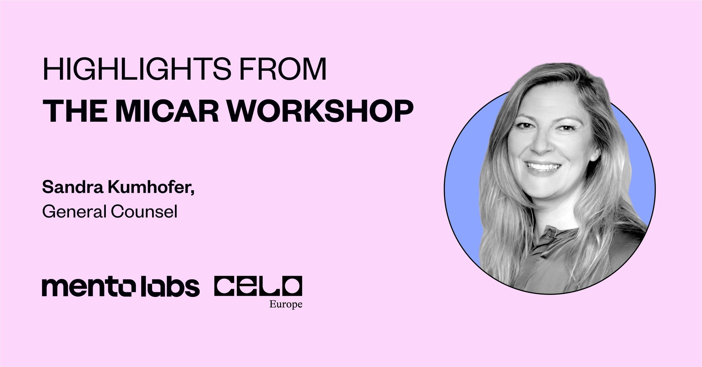 MiCAR Workshop Mento Labs